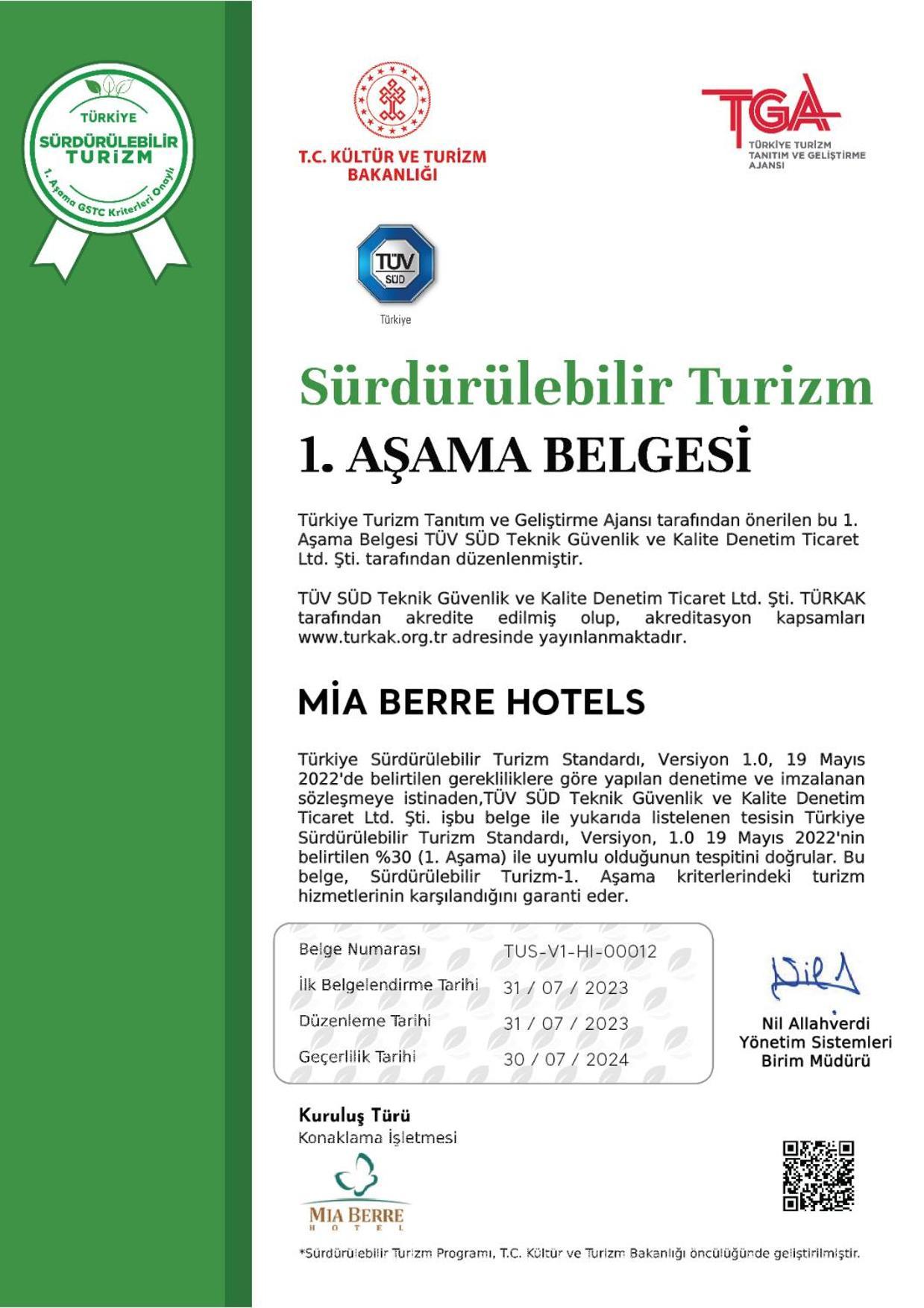 Hotel Mia Berre Istambul